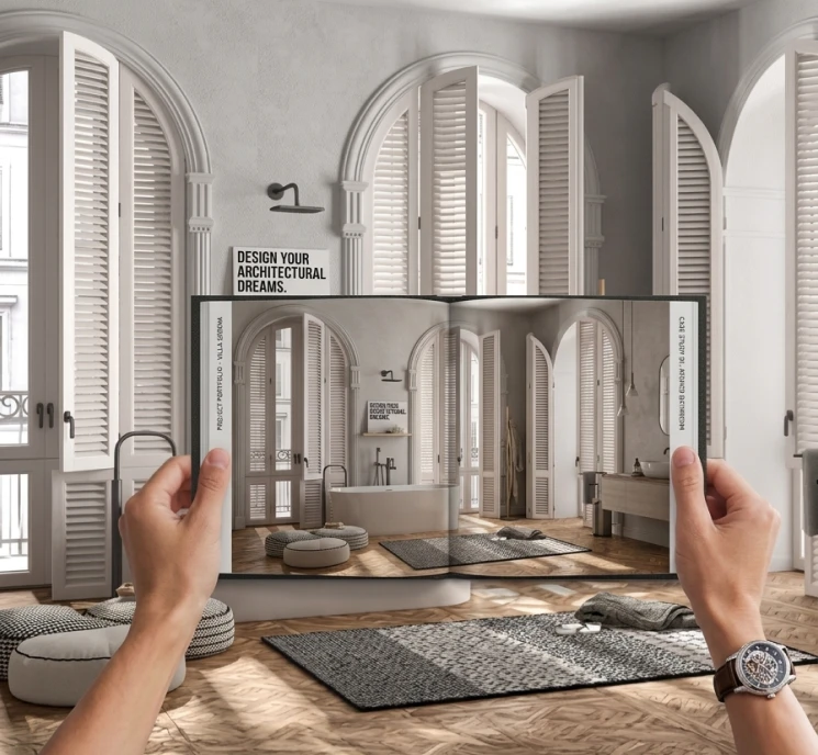 Luxury bathroom interior design portfolio