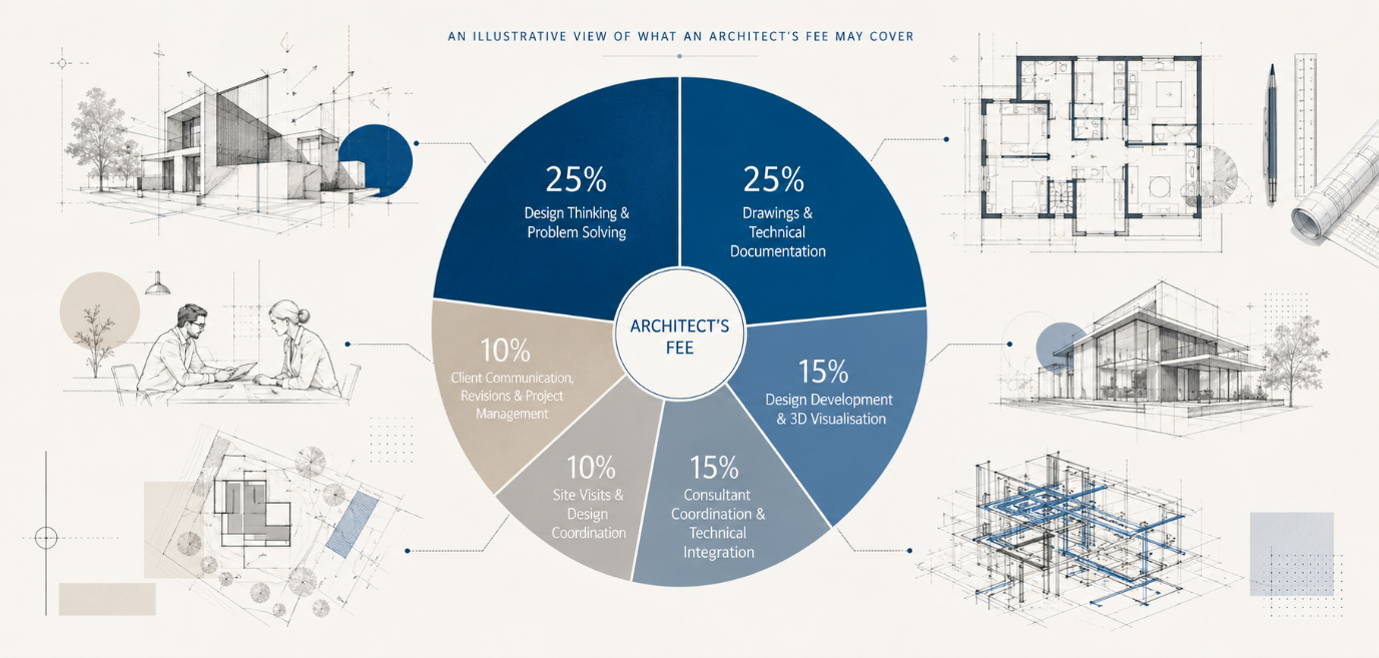 Factors that include the architect fees in India